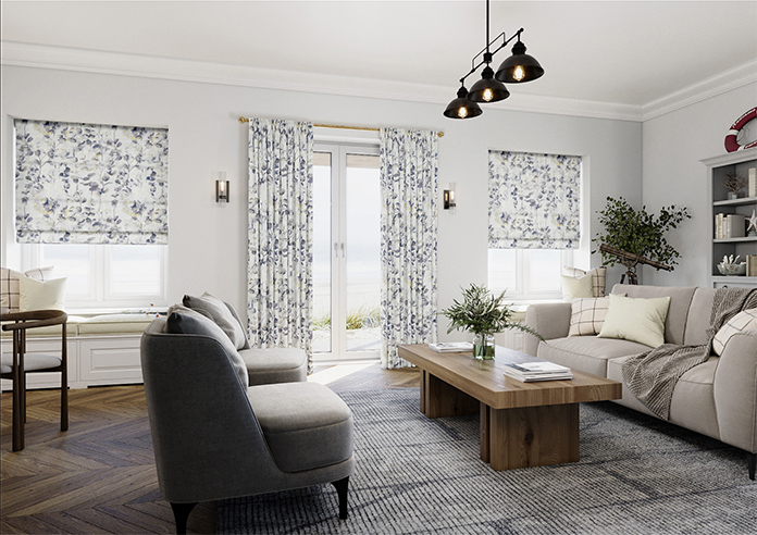 Aquarelle, Feather - Roman Blind - Image 7